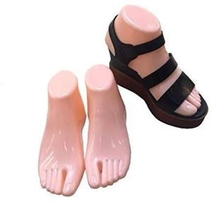 Female Plastic Foot Model Tools for Sandals Display (Fleshtone)